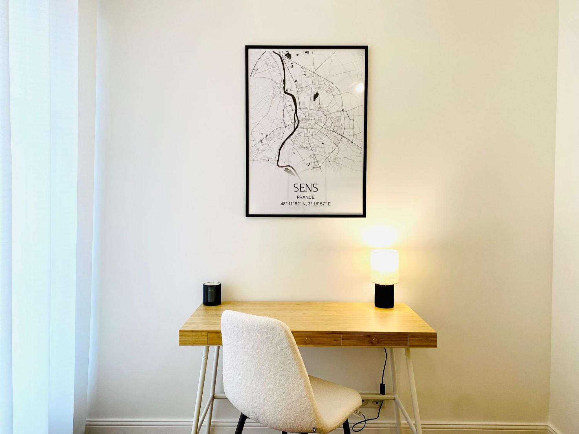 Le Subtil - Best Keys - Elegance & Confort - 2 Chambres Separees - Lit Queen Size - Smart Tv Netflix - Entre Gare & Centre Ville - A 1H De Paris - Wifi Fibre - Check-In Autonome Sens Eksteriør billede